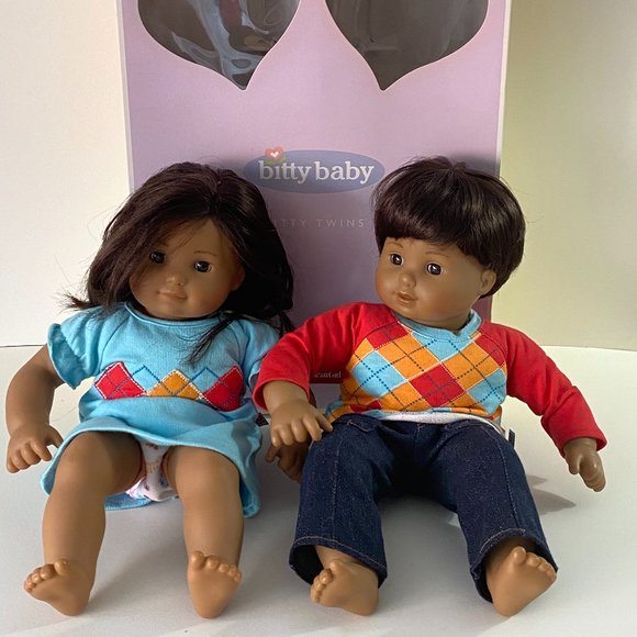 American Girl Bitty Baby Twin Dolls (AA) - Picture 1 of 2